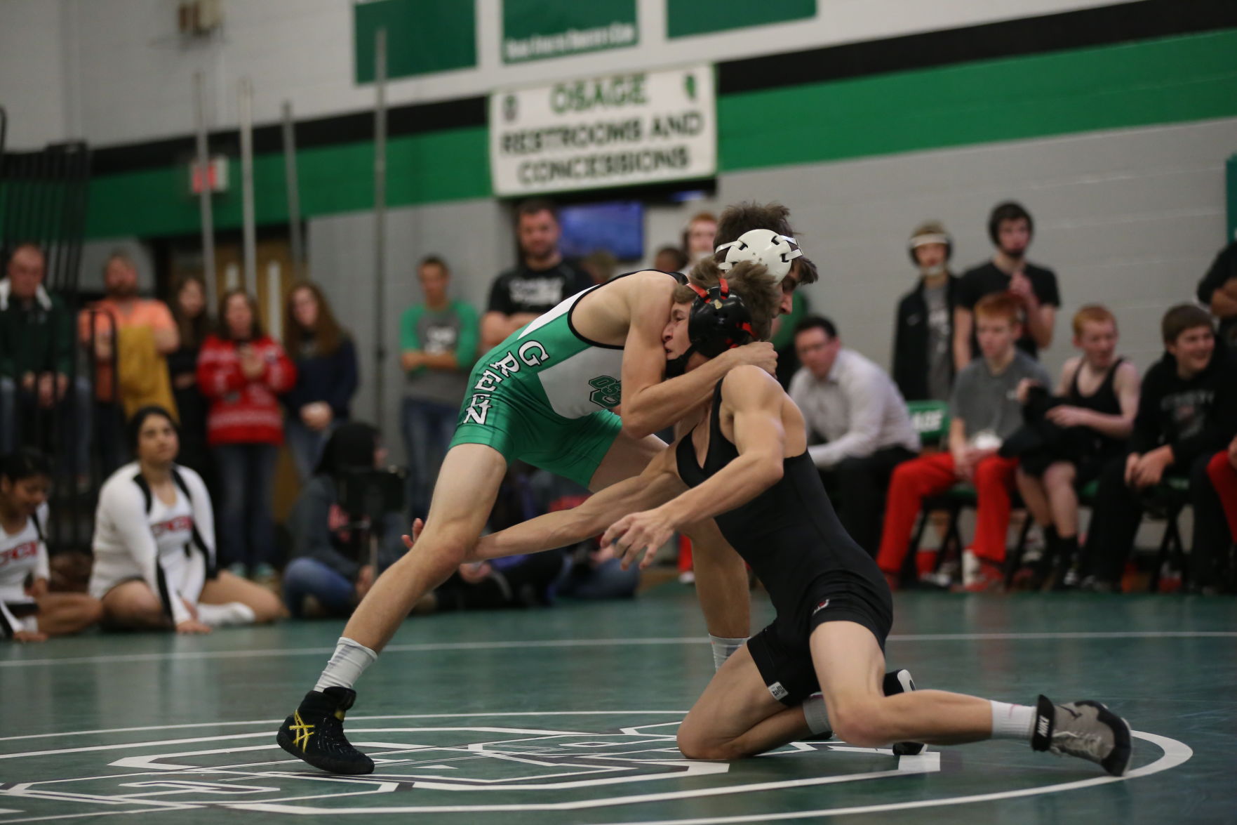 Osage, Forest City, Clarion and New Hampton wrestling, Dec. 22, 2017